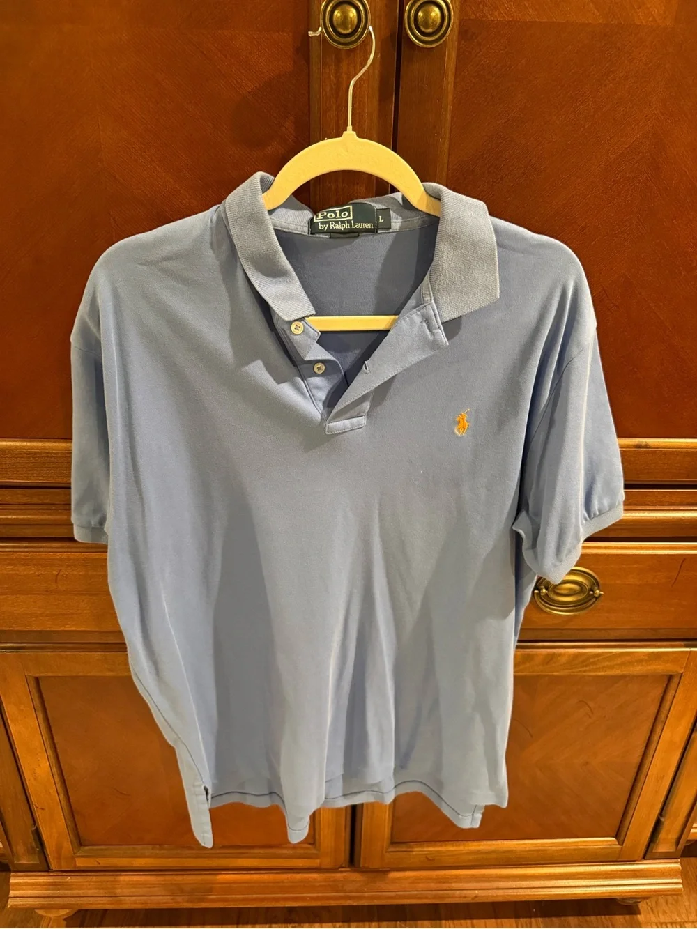 Ralph Lauren Men’s Light Blue Polo with Pony